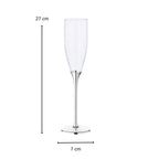 Coffret de 2 flûtes à champagne Victoria (hauteur 27 cm) en zinc EDZARD-SHOP.com
