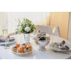 Coffret de 2 flûtes à champagne Victoria (hauteur 27 cm) en zinc EDZARD-SHOP.com