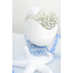 Coquillage blanc décoratif 29x16.5x20.5cm AULICA