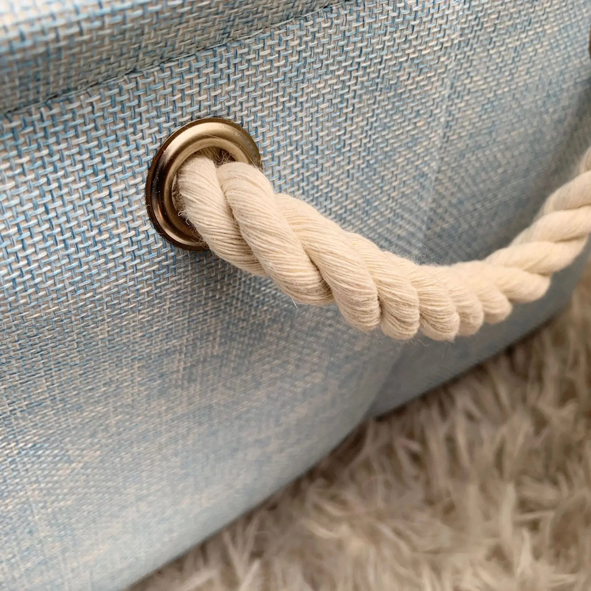 Corbeille rangement nordique–Corbeille coton lin Dropshipman