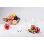 Coupe à fruits en acrylique 40 cm bord doré AULICA