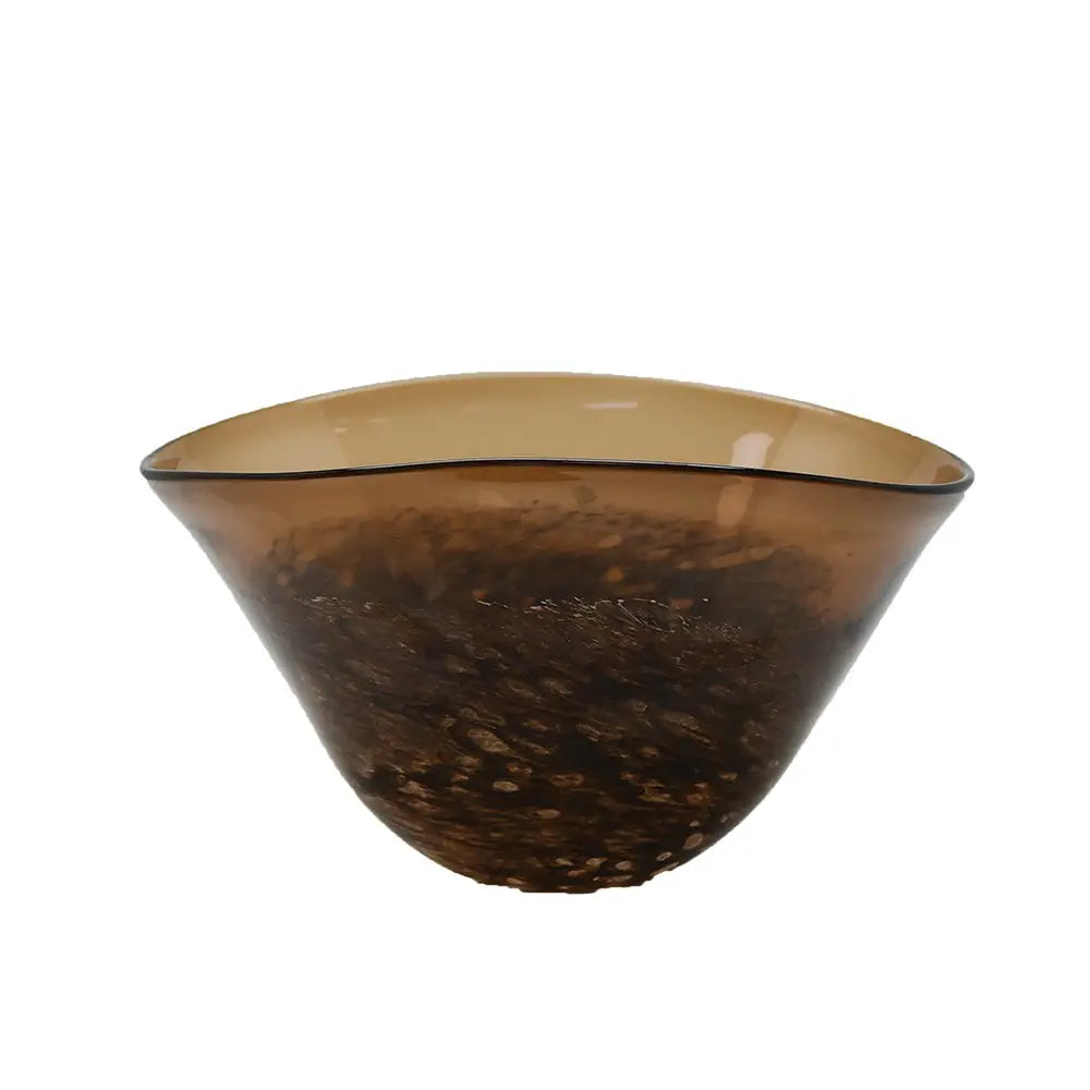 Coupe décorative marron 29x21x17cm AULICA