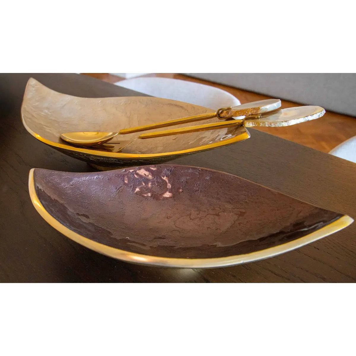 Coupe décorative marron 30x15.5x7cm AULICA
