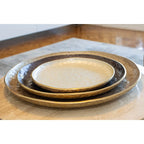 Coupe décorative ronde sable 48x48x4.5cm AULICA