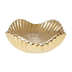 Coupe en céramique dorée 30.5x30.5x11.5cm AULICA