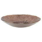 Coupe marron avec bord doré 40cm AULICA