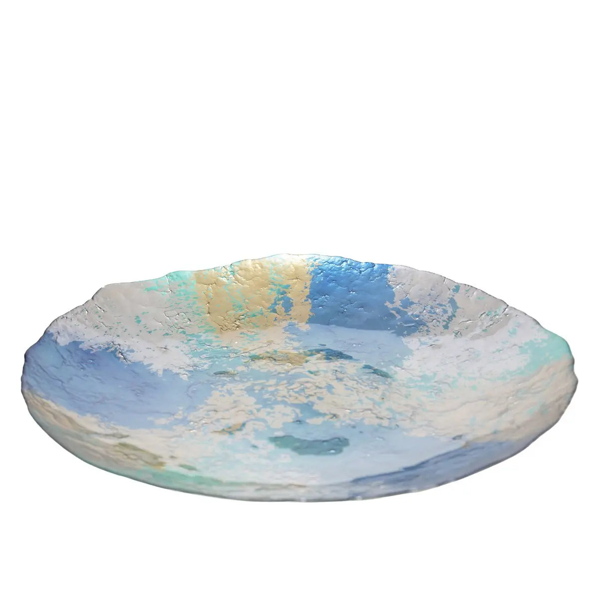 Coupe turquoise et dorée 50cm AULICA