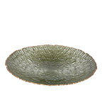 Coupe verte avec bord doré 40.5cm AULICA