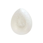 Coupelle Pâques blanche 15x12x2.3cm AULICA