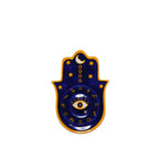 Coupelle main bleu nuit 16.7x10.5x1.5cm AULICA