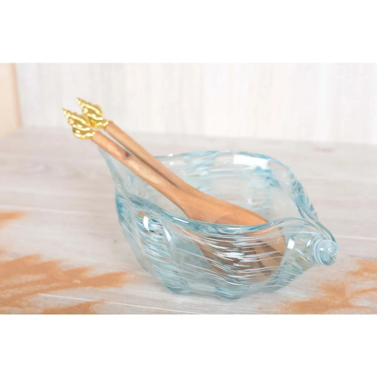 Coupelle océan coquillage bleue 29x17.5x9.5cm AULICA