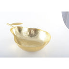 Coupelle poire dorée 27x22x5cm AULICA