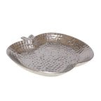 Coupelle pomme en céramique argent 25.5x24.5x3cm AULICA