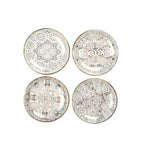 Coupelles blanches design abstrait - lot de 4 AULICA
