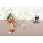 Coupelles en verre pomme 16.5x12.2x4.5cm - lot de 4 AULICA