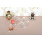 Coupelles en verre pomme 16.5x12.2x4.5cm - lot de 4 AULICA