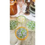 Coupelles vertes et oranges - lot de 4 AULICA