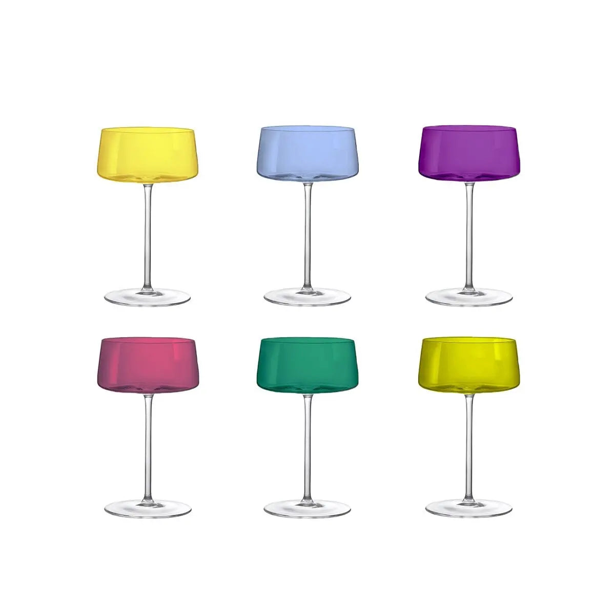 Coupettes à champagne bord doré 220ml - lot de 6 AULICA