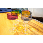 Coupettes à champagne bord doré 220ml - lot de 6 AULICA