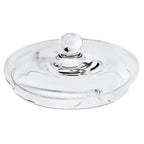 Couvercle de rechange (hauteur 8,5 cm, ø 20 cm) pour bocal en verre Vigo 1231 + 1245, verre cristal soufflé à la bouche EDZARD-SHOP.com