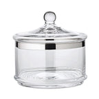 Couvercle de rechange (hauteur 8,5 cm, ø 20 cm) pour bocal en verre Vigo 1231 + 1245, verre cristal soufflé à la bouche EDZARD-SHOP.com