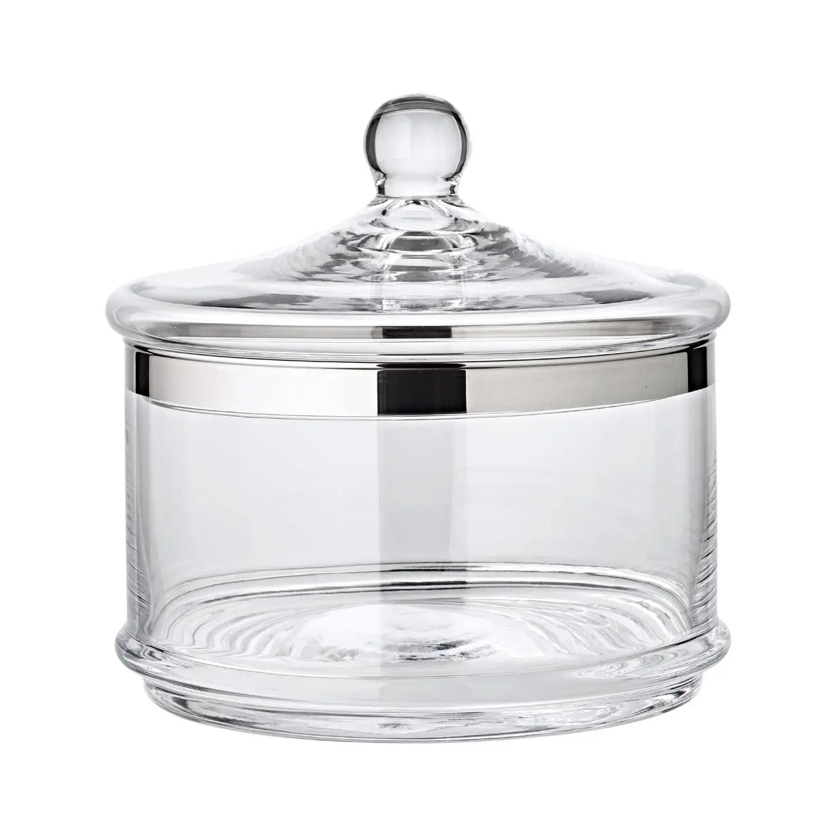 Couvercle de rechange (hauteur 8,5 cm, ø 20 cm) pour bocal en verre Vigo 1231 + 1245, verre cristal soufflé à la bouche EDZARD-SHOP.com