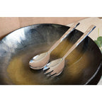 Couverts à salade argent 28.5cm AULICA