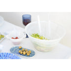 Couverts à salade en résine blanc AULICA