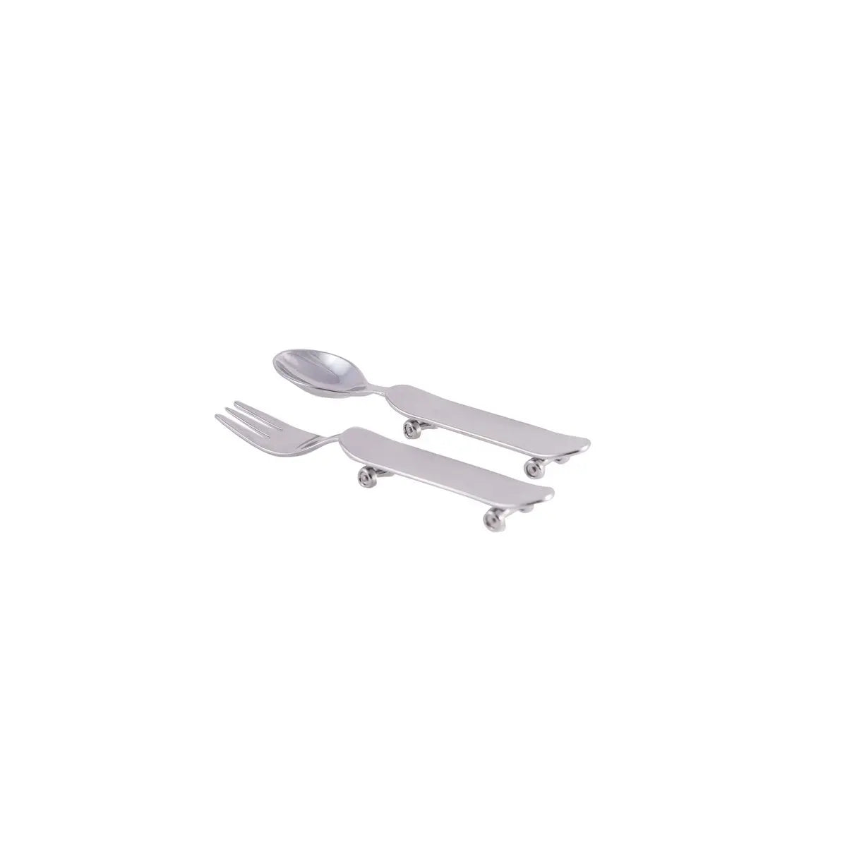 Couverts cuillère et fourchette skate pour bébé AULICA