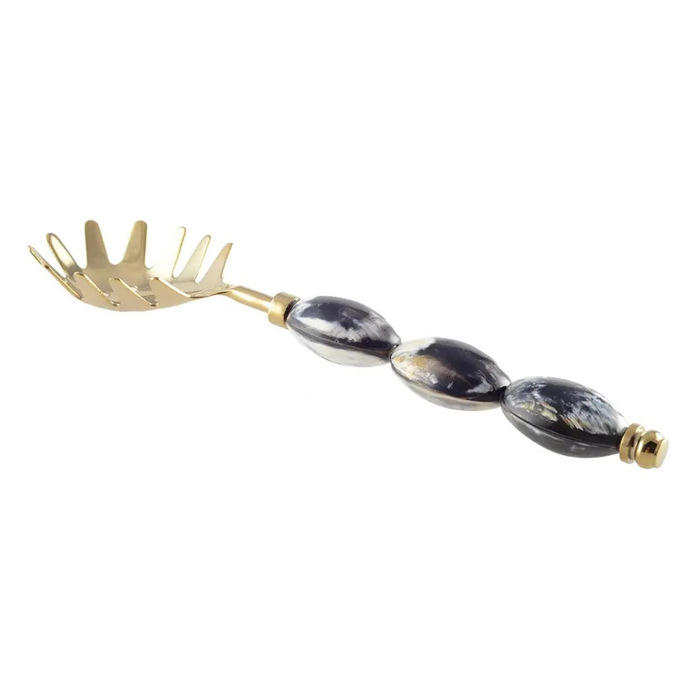 Cuillère à spaghetti or et résine 26.5cm AULICA