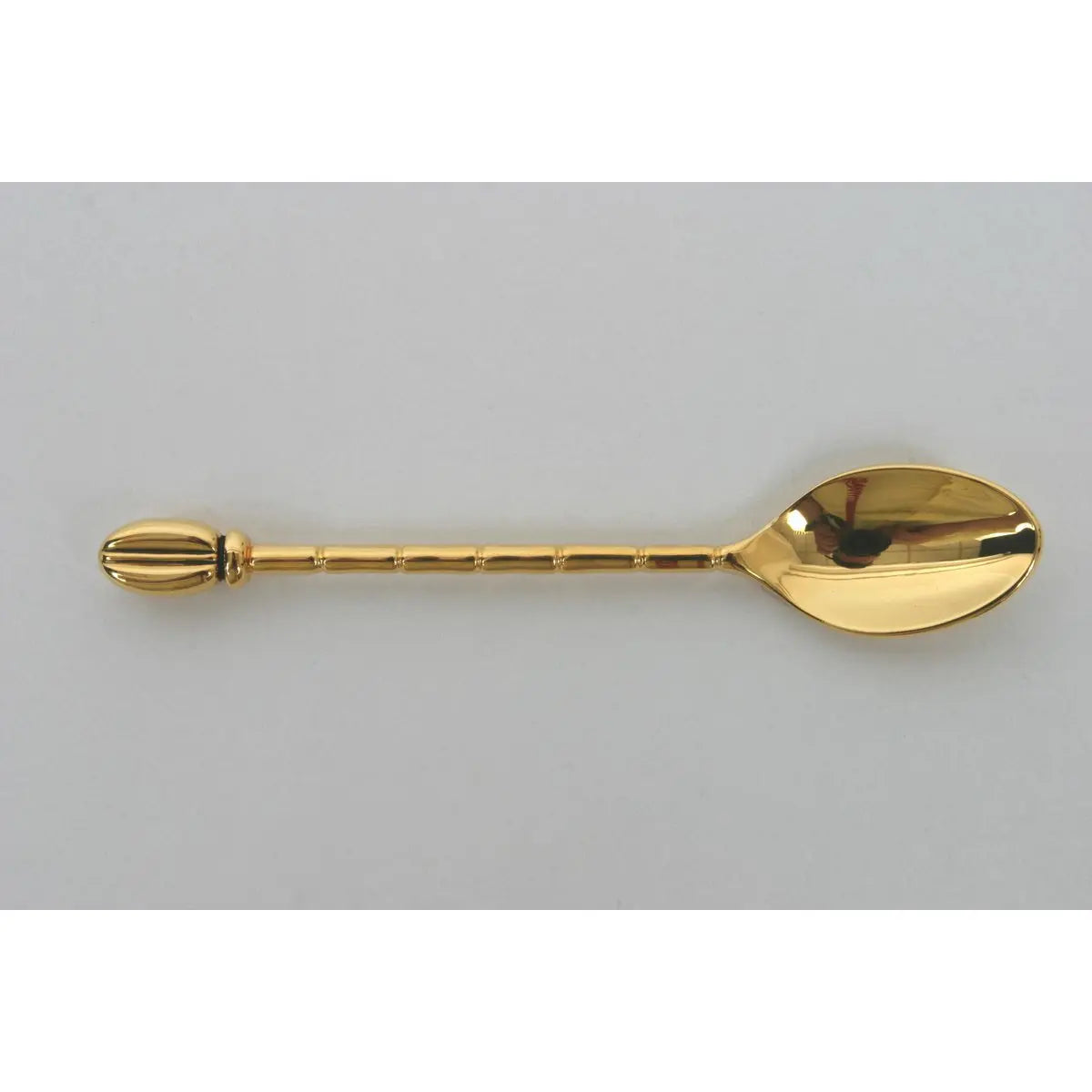 Cuillère moka grain de café dorée AULICA