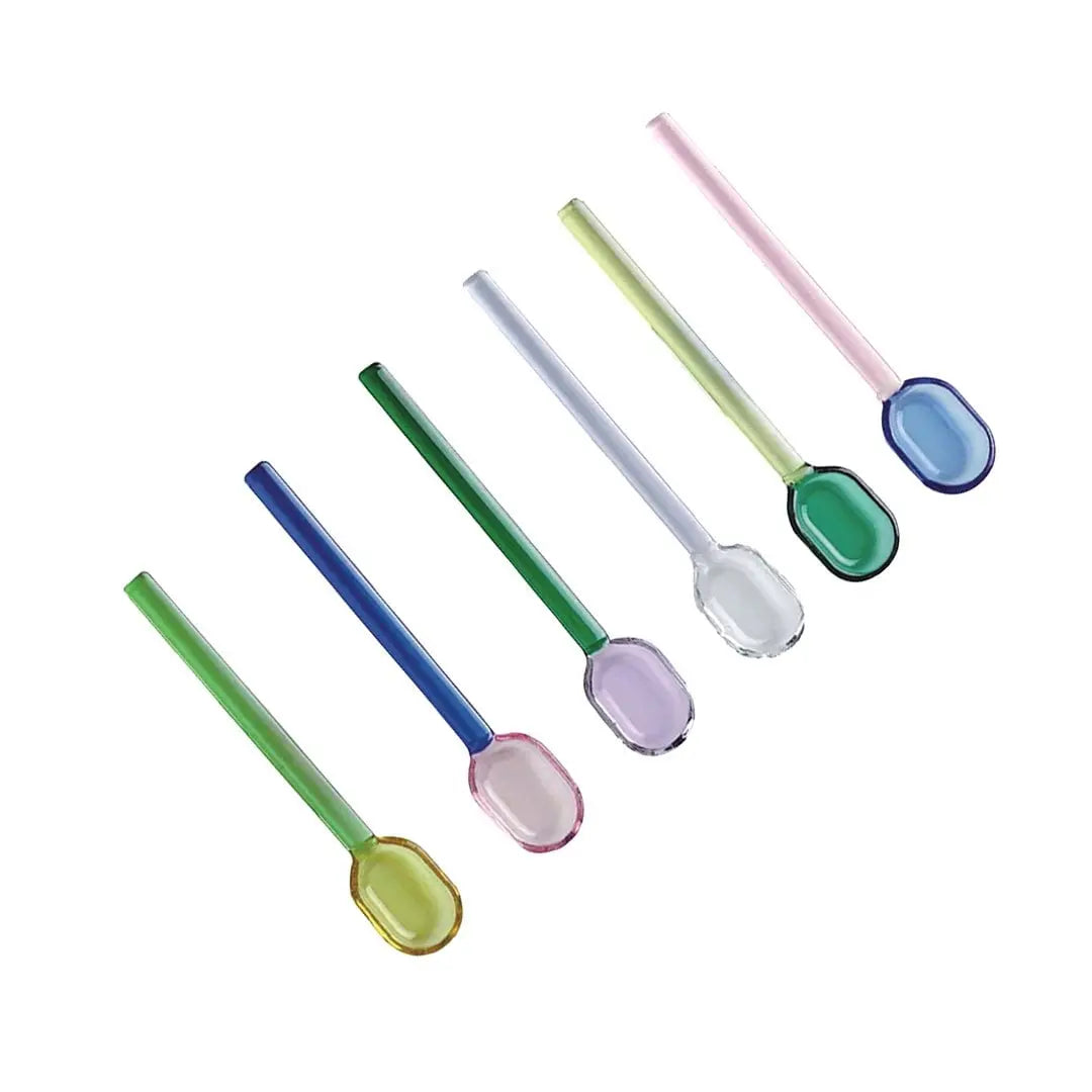 Cuillères à café multicolores - lot de 6 AULICA