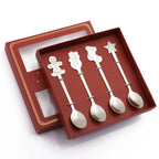 Cuillères argent snow - lot de 4 AULICA