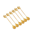 Cuillères dorées Istanbul - lot de 6 AULICA