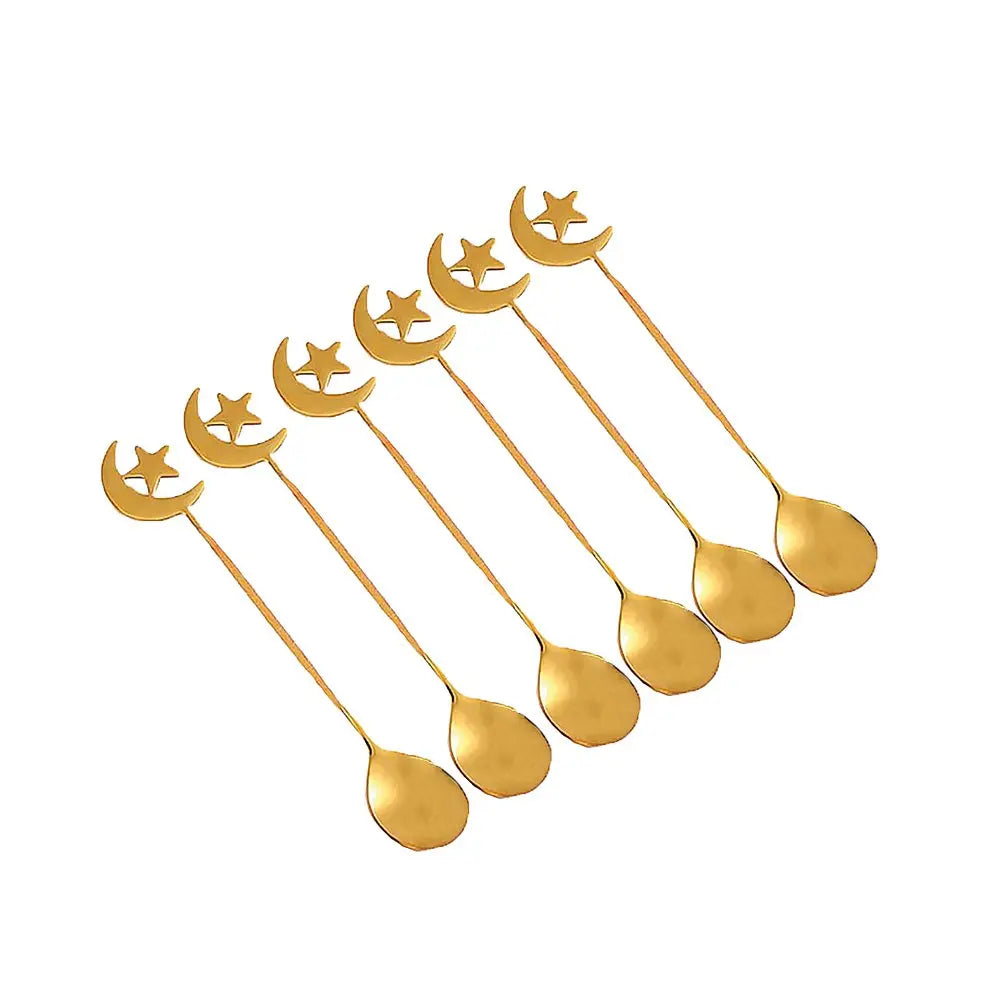 Cuillères dorées Istanbul - lot de 6 AULICA