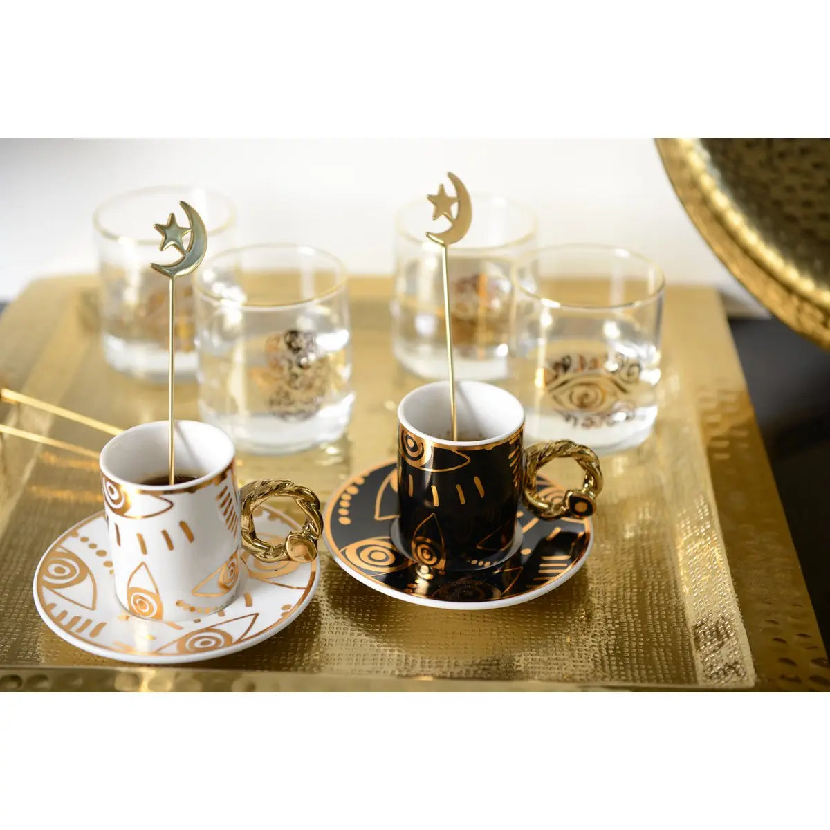 Cuillères dorées Istanbul - lot de 6 AULICA