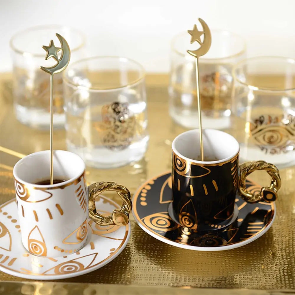 Cuillères dorées Istanbul - lot de 6 AULICA