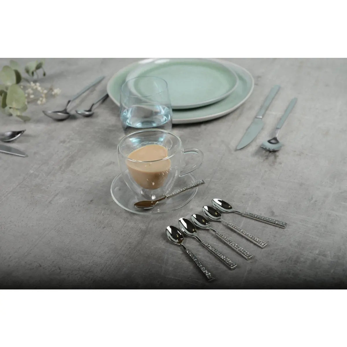 Cuillères mocca luxe - lot de 6 AULICA