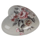 Décoration Coeur 8x8x4 cm Fleurs Clayre & Eef.