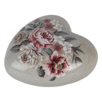 Décoration Coeur 8x8x4 cm Fleurs Clayre & Eef.