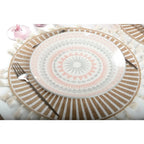 Dessous d'assiette aztèque blanc AULICA