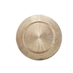 Dessous d'assiette terra doré AULICA