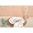 Dessous de verre perle pêche - lot de 6 AULICA