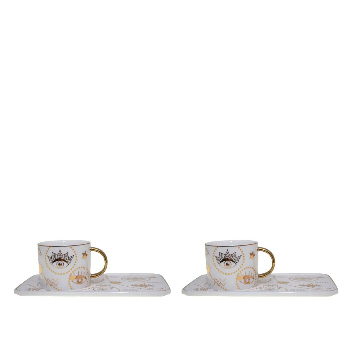 Duo café gourmand œil doré AULICA