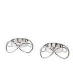 EDZARD Lot de 2 bougeoirs Bastia en argent H 3 cm EDZARD-SHOP.com
