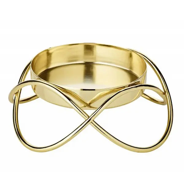 EDZARD Lot de 2 bougeoirs Bastia en or H 4,5 cm EDZARD-SHOP.com