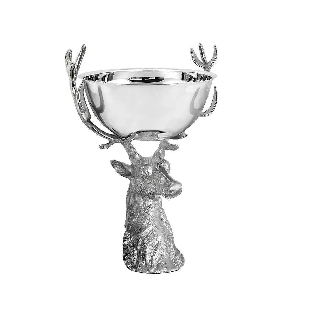 EDZARD Tête de cerf avec bol Richard H 45 cm EDZARD-SHOP.com