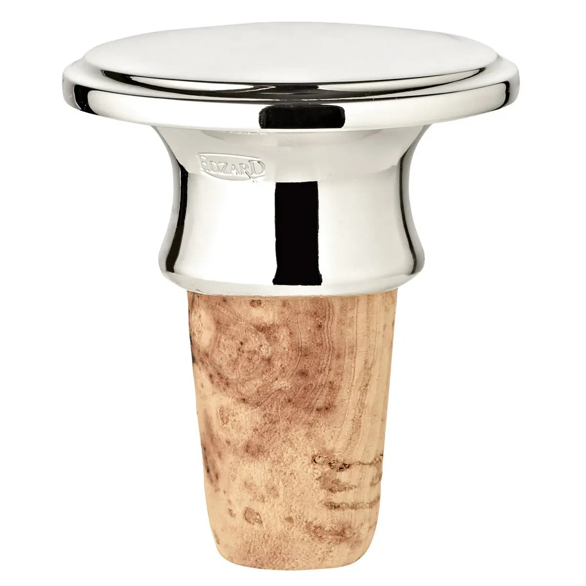 EDZARD bouchon de bouteille bouchon de bouteille fil, noble argenté, protégé contre la ternissure, hauteur 6 cm EDZARD-SHOP.com