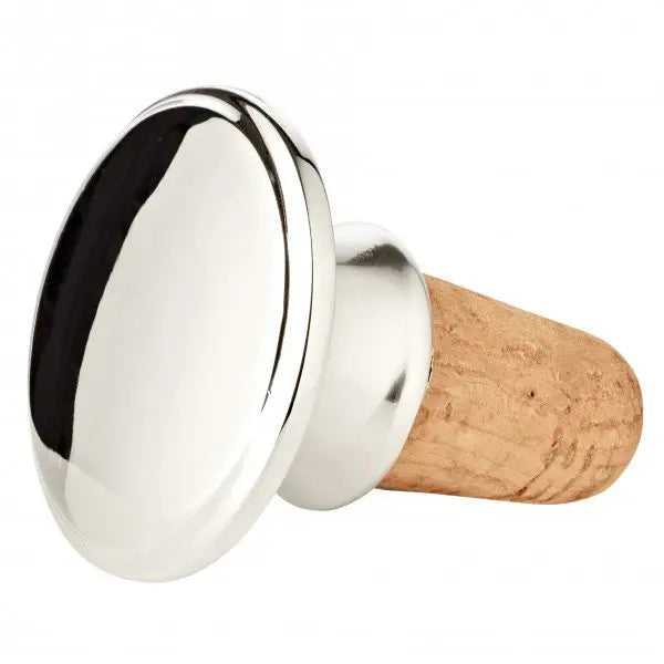 EDZARD bouchon de bouteille bouchon de bouteille fil, noble argenté, protégé contre la ternissure, hauteur 6 cm EDZARD-SHOP.com