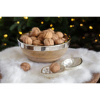 EDZARD casse-noisette noyer, argenté, résistant au ternissement, longueur 9 cm EDZARD-SHOP.com